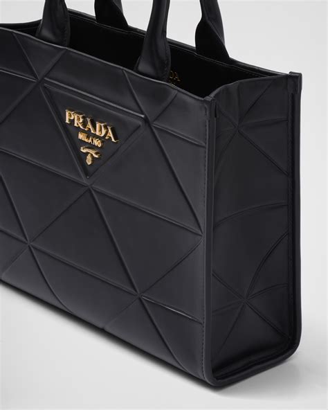 prada symbole bag with topstitching|Prada.